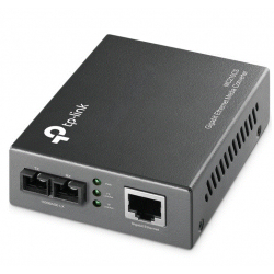 1000Mbps RJ45 to 1000Mbps single-mode SC fiber Converter, Full-duplex, up to 15K