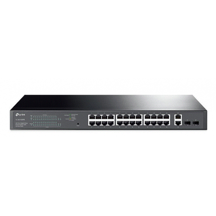 28-Port Gigabit Easy Smart Switch with 24-Port PoE+