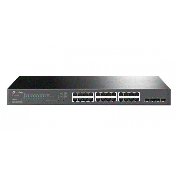 JetStream 28-Port Gigabit Smart Switch with 24-Port PoE+