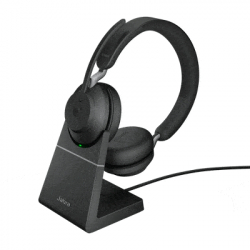 Jabra Evolve 2 65 Link380a MS Stereo Stand Black