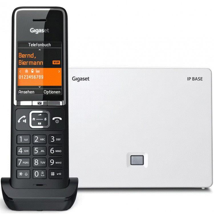 Gigaset Comfort 550A IP Noir pack Base + Combin DECT