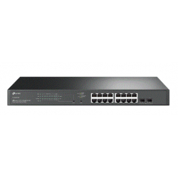 JetStream 18-Port Gigabit Smart Switch with 16-Port PoE+ PORT 16 Gigabit RJ45