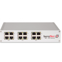 Up to 64 channels modular VoIP SBC with 1 PRI E1 port with High Precision Clock