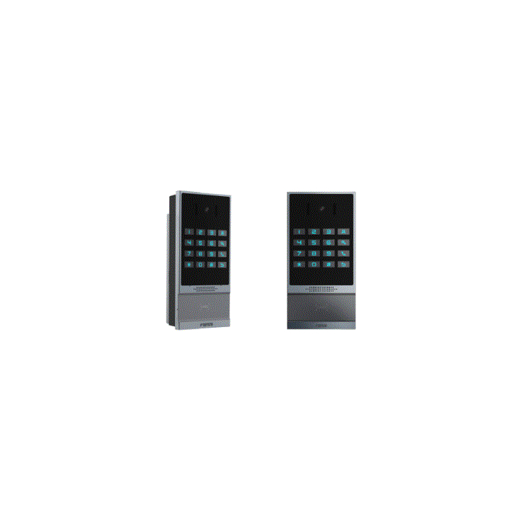 Interphone IP video+audio,  clavier numrique, lecteur RFID 125KHz / 13.56MHz