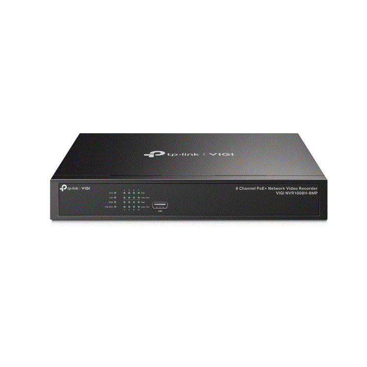 8 Channel PoE Network Video Recorder, SPEC H.265+/H.265/H.264+/H.264, Up to 8MP