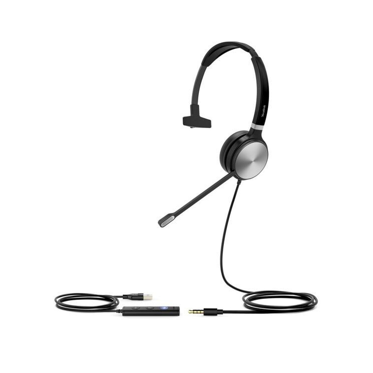 UH38 Casque MONO USB/BLUETOOTH - Connextion PC et Mobile - Sans Batterie