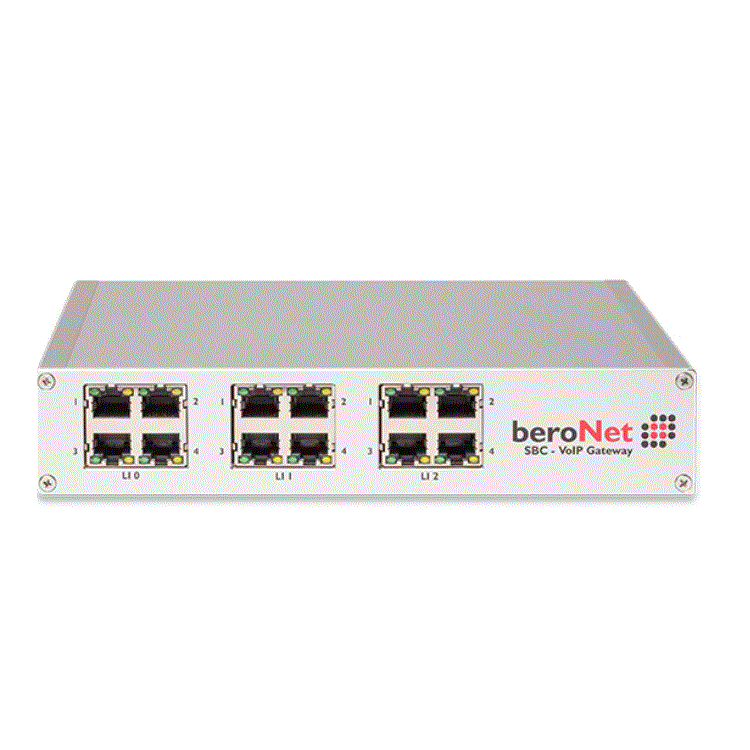 Up to 64 channels modular VoIP SBC with 1 PRI E1 port with High Precision Clock