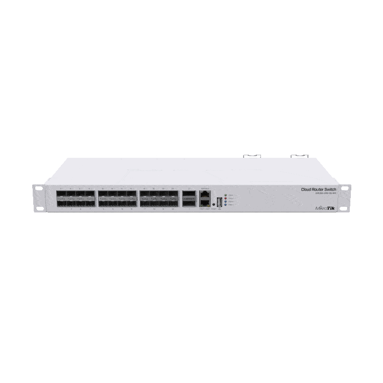 MikroTik Cloud Router Switch CRS326-24S+2Q+RM, 24x 10G SFP+, 2x 40G QSFP+, Rackm