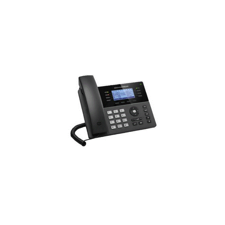 Mid-Range IP Phone, 4 SIP accounts, 8 lines, 2x GbE PoE, 200x80 3.3 backlit L