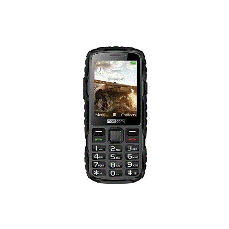 Dual-band mobile phone GSM 900/1800, Colorful display 2.8 240 x 320 pix, IP67 p