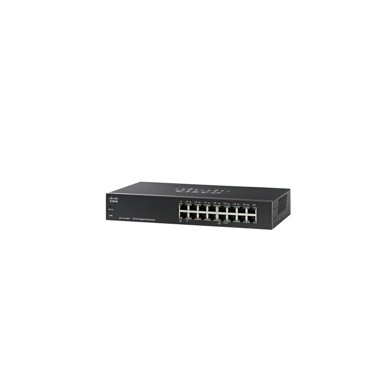 16 Ports dont 8 PoE - Cisco