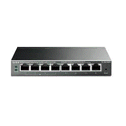 8-Port Gigabit Desktop PoE Easy Smart Switch, 8 Gigabit RJ45 ports including 4 P