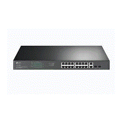 18-Port Gigabit Rackmount  Switch with 16-Port PoE+